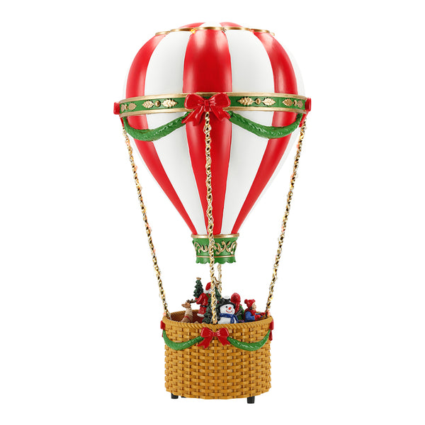 Mongolfiera di Babbo Natale animata LED Timstor