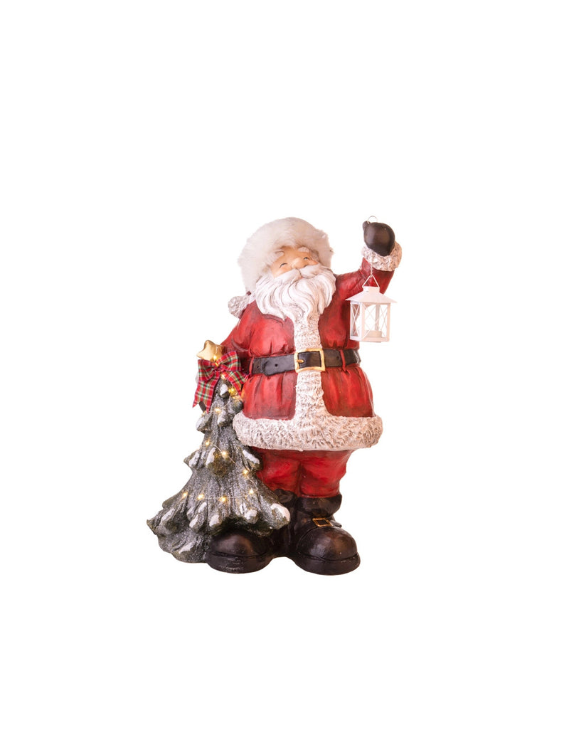 Brandani Babbo Natale con Albero e LED