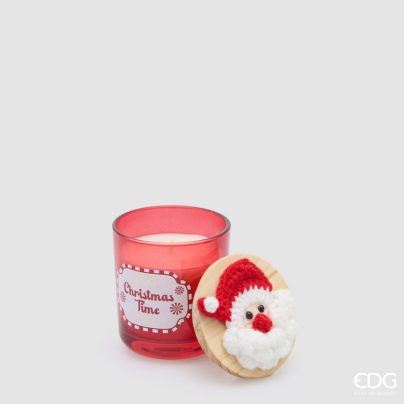 Candela Babbo Natale Honeyed Apple Cider 8 cm EDG - Honeyed Apple Cider