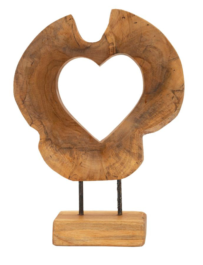 Mauro Ferretti Scultura Hasi in Teak Riciclato 28 x 10 x 38 cm (pezzi Unici - Non Rip. in Serie)