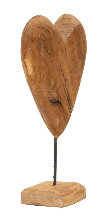 Mauro Ferretti Scultura Dobu in Teak Riciclato 25 x 12 x 45 cm (pezzi Unici - Non Rip. in Serie)