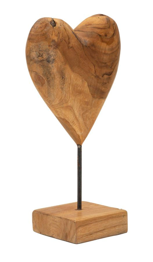 Mauro Ferretti Scultura Dobu in Teak Riciclato 20 x 12 x 37 cm (pezzi Unici - Non Rip. in Serie)