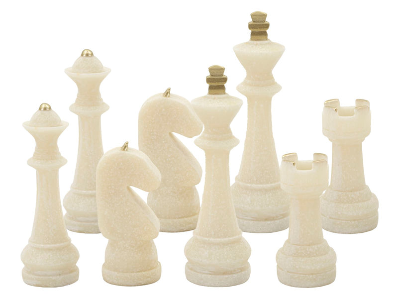 Scacchi quarzy set 8 pz assortiti cm ø 4,4x9,2-4,3x13,3-5x16-4,5x10,3
