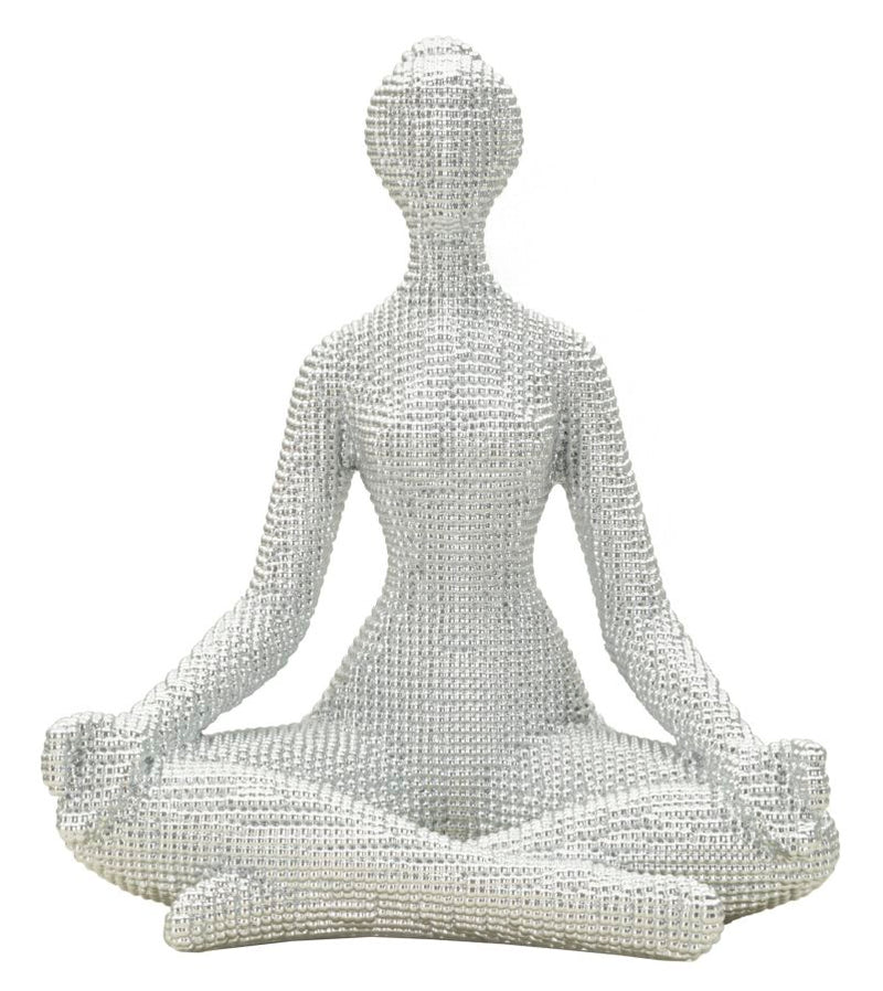 Donnina yoga silver cm 20,5x15,5x23