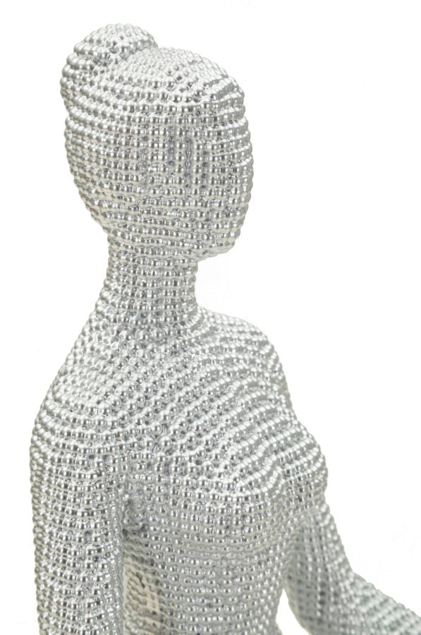 Donnina yoga silver cm 20,5x15,5x23