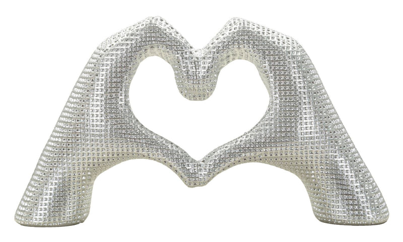 Scultura lover silver cm 25x7,5x13,5 min 2
