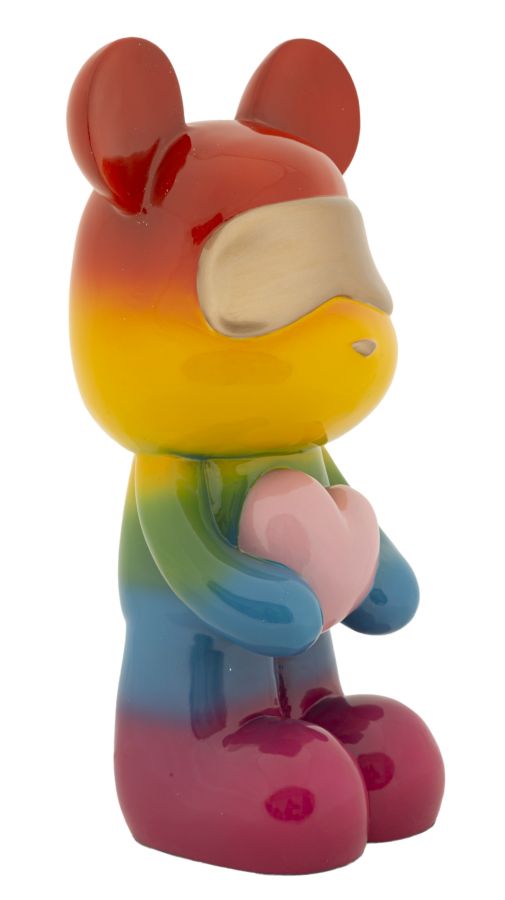 Orsetto rainbow in piedi cm 22,5x17,5x42,5