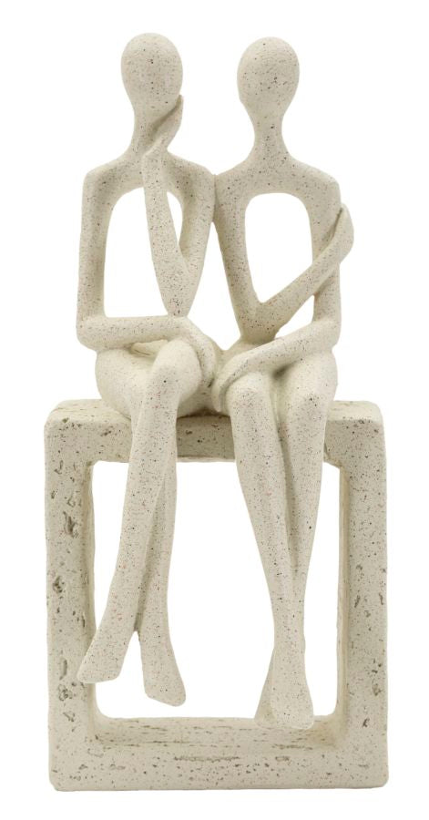 Statuetta coppia stons cm 11,5x9x25 min 2