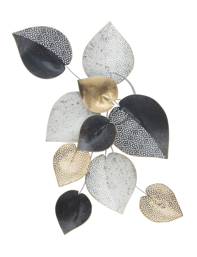 Mauro Ferretti Pannello in Ferro Half Leaf -b- 62,5 x 5,5 x 40 cm