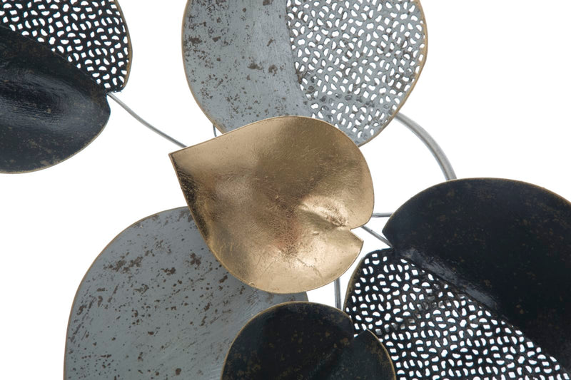 Mauro Ferretti Pannello in Ferro Half Leaf -b- 62,5 x 5,5 x 40 cm