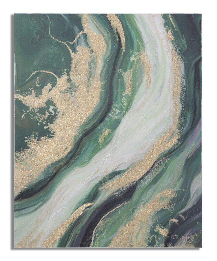 Mauro Ferretti Dipinto su Tela Greenery 80 x 2,8 x 100 cm