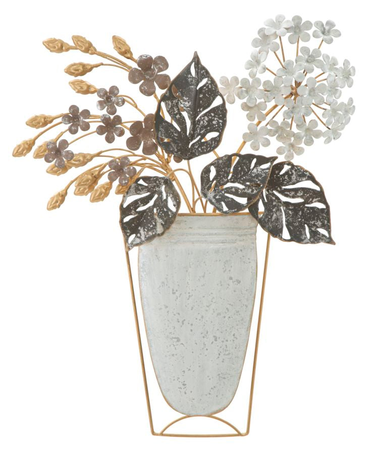 Mauro Ferretti Pannello in Ferro Vase 45,5 x 7,5 x 53 cm