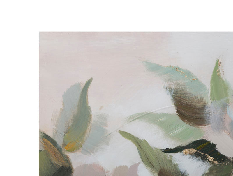 Mauro Ferretti Dipinto su Tela Flower&leaf 80 x 3,7 x 100 cm