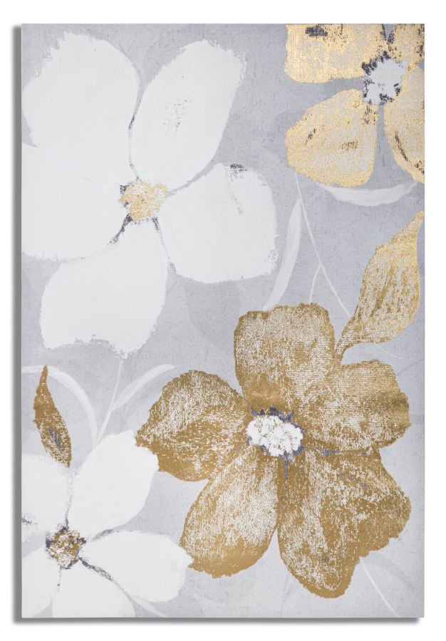 Mauro Ferretti Stampa Dipinta Flowery 80 x 3 x 120 cm