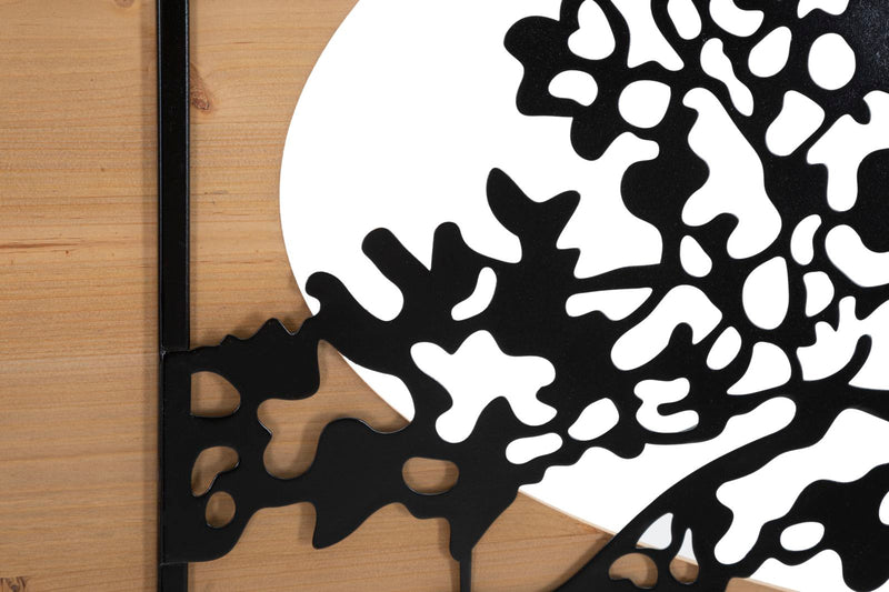 Pannello da muro tree ferro e wood set 3pz cm 176x2x90 (63x2x90-50x2x90)