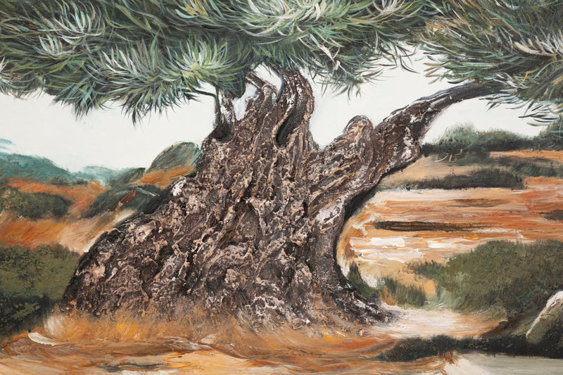 Dipinto su tela olivo -b- cm 120x3,8x80