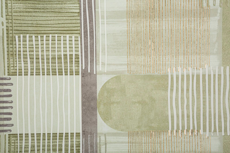 Stampa dipinta su tela lignes c/cornice -a- cm 60x3x60