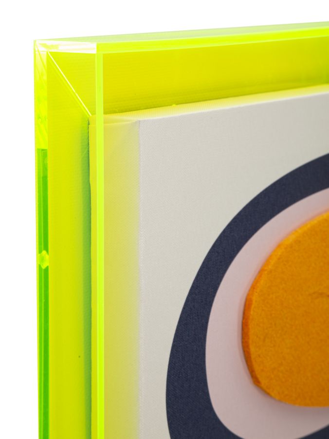 Stampa su tela pop art c/cornice -a- cm 50x3,3x70