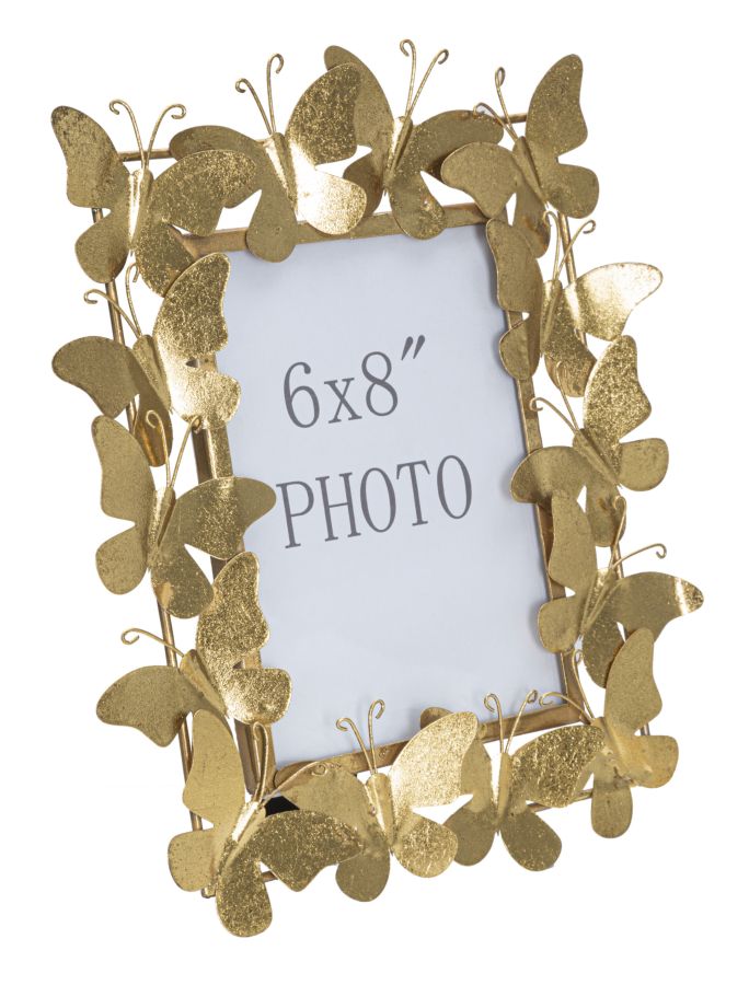 Mauro Ferretti Cornice Butterfly Glam 28 x 11,5 x 30,5 cm (misura Interna 15 x 20)