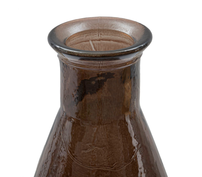 Mauro Ferretti Vaso Jarron Adobe Vetro Riciclato Ø 26 x 80 cm (made in Spain)
