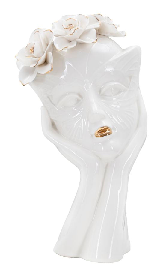 Mauro Ferretti Vaso Woman Mask 16,5 x 14 x 27,3 cm