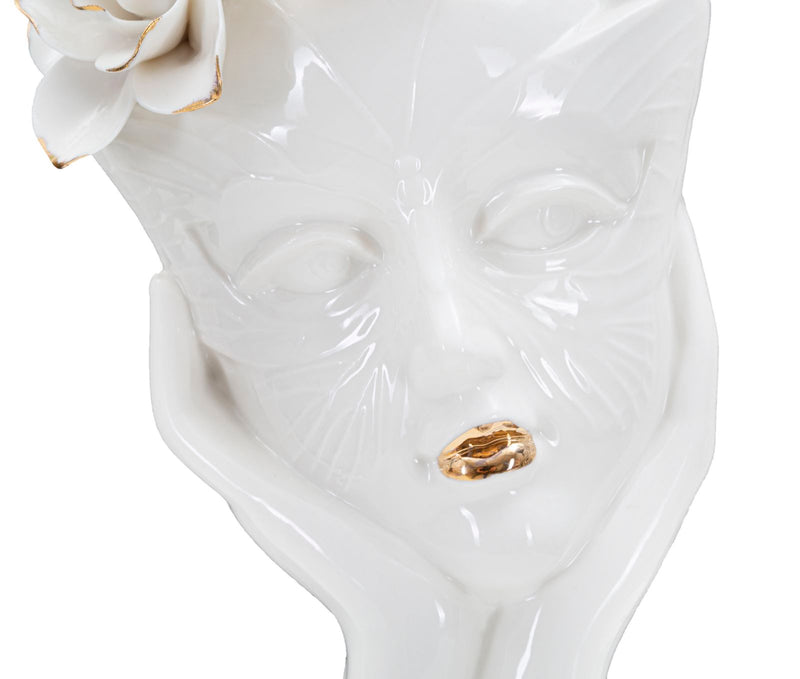 Mauro Ferretti Vaso Woman Mask 16,5 x 14 x 27,3 cm