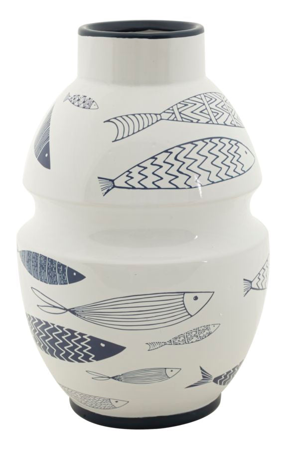 Mauro Ferretti Vaso Ceramica Fish Ø 21 x 31 cm