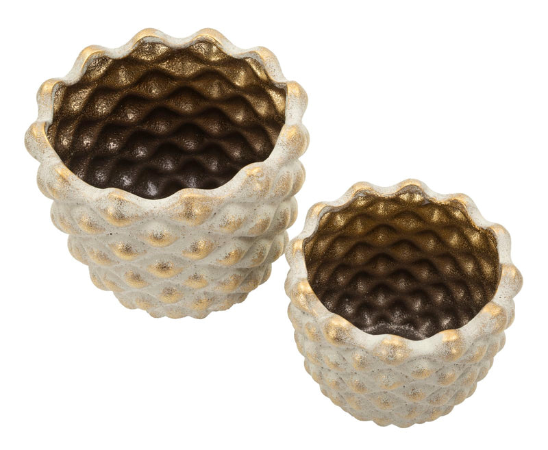 Cachepot pepitas coppia cm ø 23x18-18,5x15,5 (apertura cm ø 19-14)