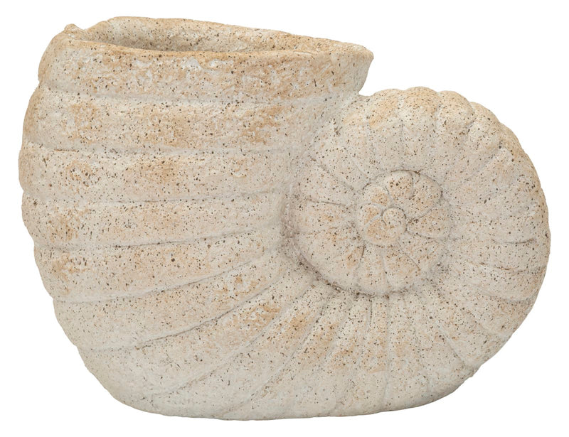 Vaso shell sand -a- cm 33x19x23 (apertura cm ø 13)