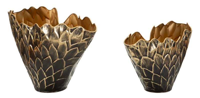 Mauro Ferretti Vaso Glav Coppia 51,5 x 23 x 28-41 x 19 x 21,5 cm