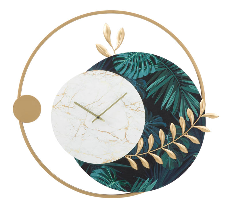 Mauro Ferretti Orologio da Muro Roundy Green 65 x 4,5 x 60 cm