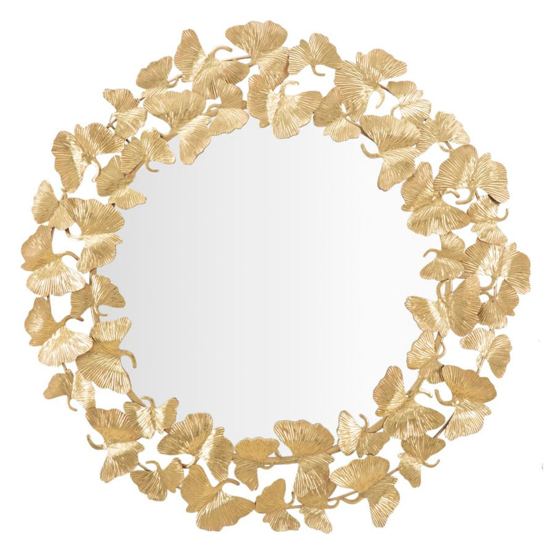 Mauro Ferretti Specchio Foglie Round Ø 87 x 2,5 cm (misura Specchio Ø 60)