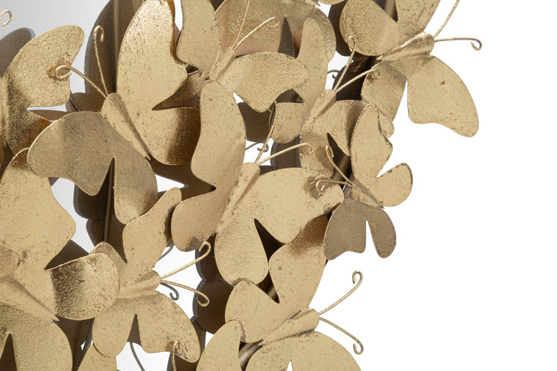 Mauro Ferretti Specchio Glam Oval Butterfly 59 x 3 x 89,5 cm (misura Specchio 46 x 78)