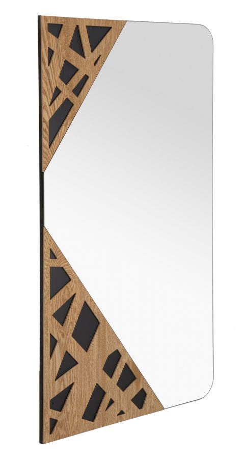 Mauro Ferretti Specchio da Muro Angle 50 x 1 x 90 cm (misura Specchio 50 x 90)
