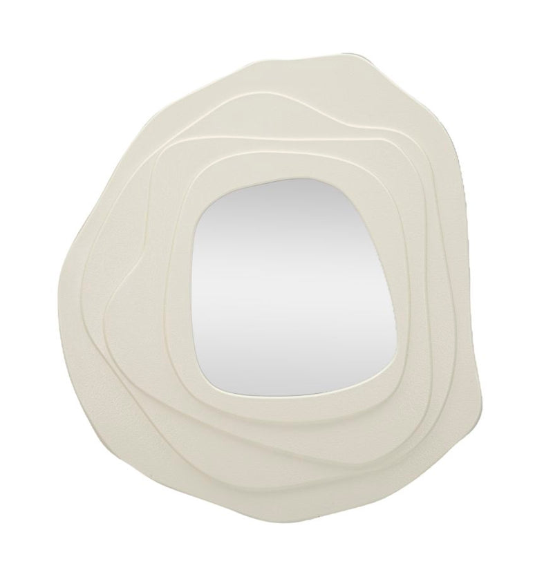 Specchio da muro dalia bianco cm 90x4x97 (misura specchio cm 43x45)