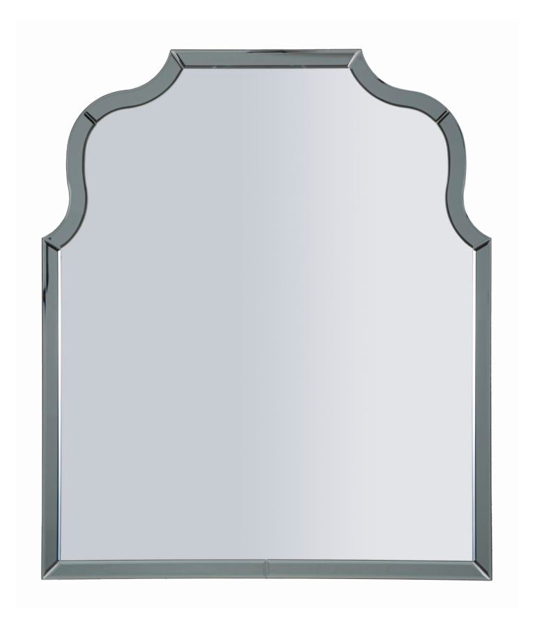 Specchio da muro ankara grigio cm 85x1x100 (misura specchio cm 78x93)