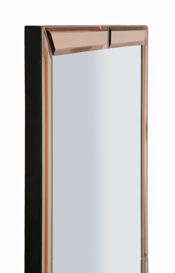 Specchio da muro riyad rosa cm 55x2x150 (misura specchio cm 49x143,5)