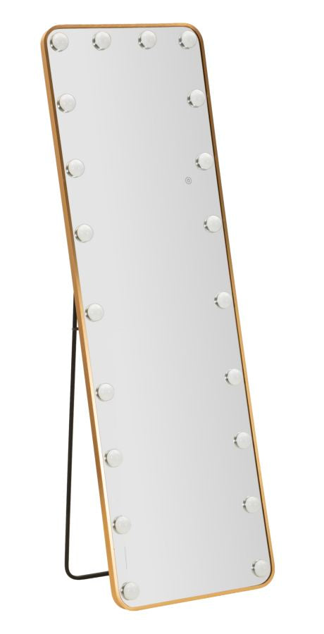Specchio da terra LED hollywood rett. cm 50x6-45x160 (3 tonalita' di luci)