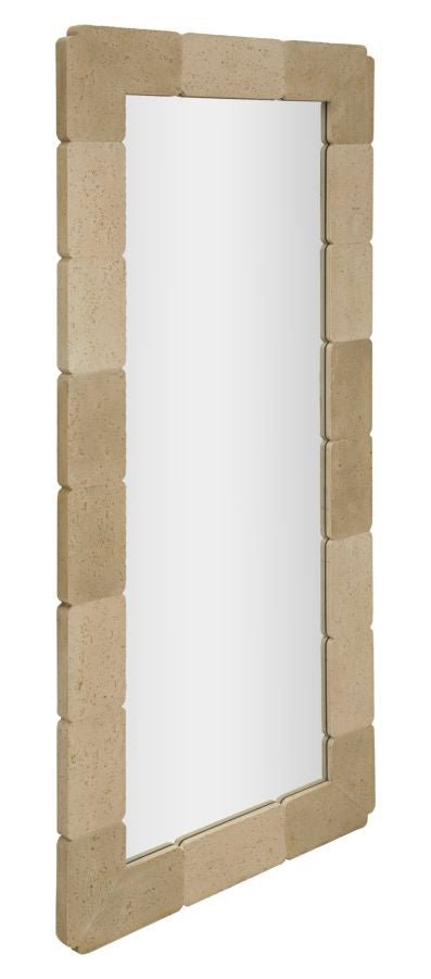 Specchio da muro stones rettangolare cm 70x3x160 (temperato mis. int. øcm 47x97)