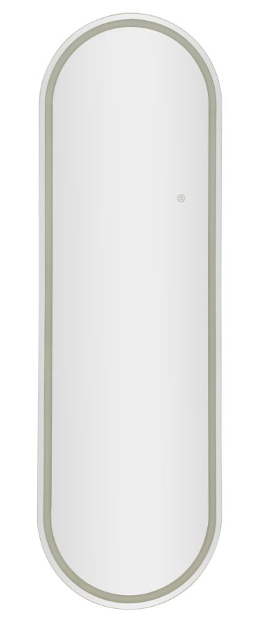 Specchio da muro LED oval cm 50x2,5x160 (3 tonalita' di luce)