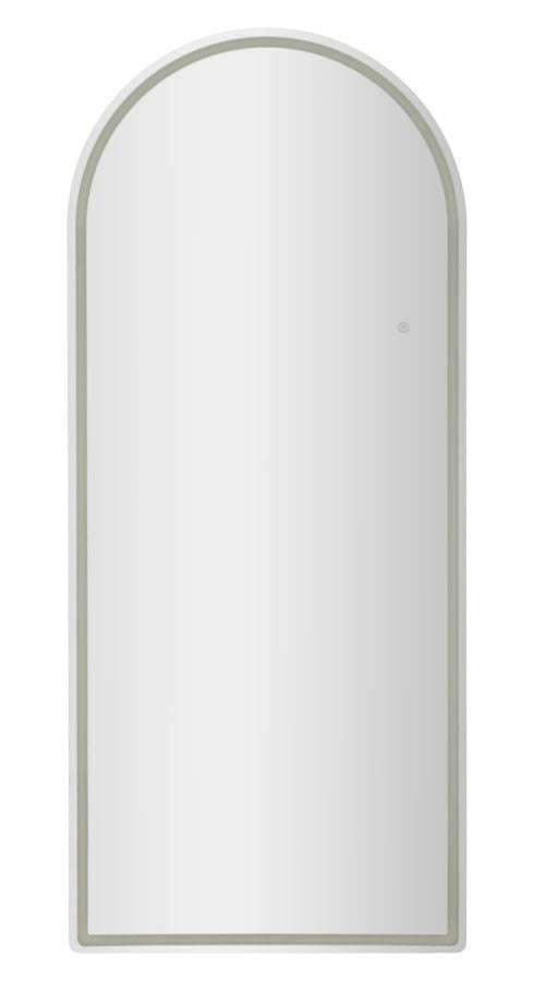 Specchio da terra/muro LED arco cm 76x4x177(3tonalita' di luce)
