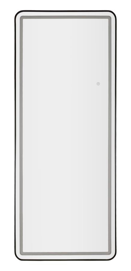 Specchio da terra/muro LED black frame rett. cm 70x4x170(3tonalita' di luce)