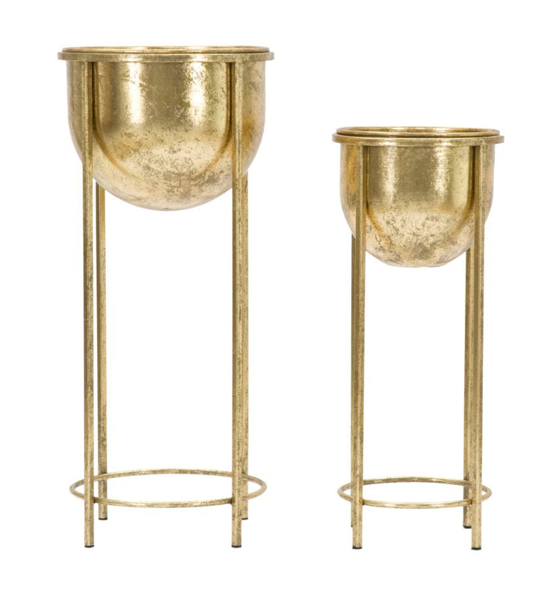 Mauro Ferretti Portavasi Glam Coppia Ø 27 x 62-21,5 x 52 cm