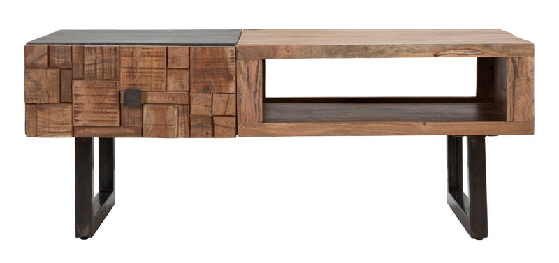 Mauro Ferretti Tavolo da Caffè Ret. Mumbai 110 x 60 x 43 cm (legno di Acacia Nilotica)
