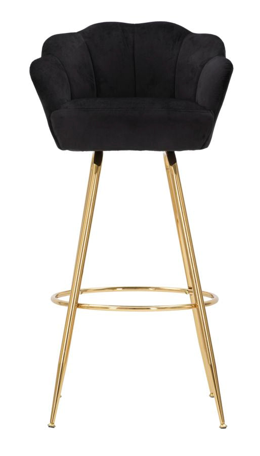 Mauro Ferretti Sgabello Bar Vienna Nero 55 x 53 x 110 cm (altezza Seduta 88 )