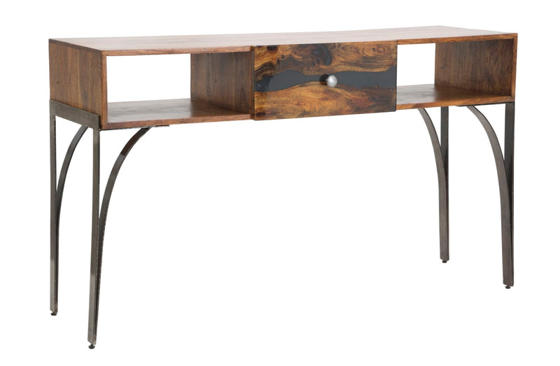Mauro Ferretti Console Mustang 130 x 40 x 80 cm (legno di Acacia Nilotica)