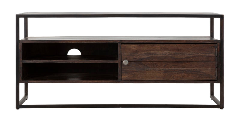 Mauro Ferretti Porta TV Burn 120 x 40 x 55 cm (legno di Acacia Nilotica)