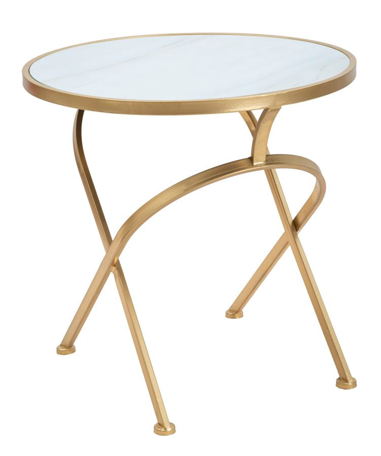 Mauro Ferretti Tavolinetto Glam Mat Ø 50,5 x 50 cm