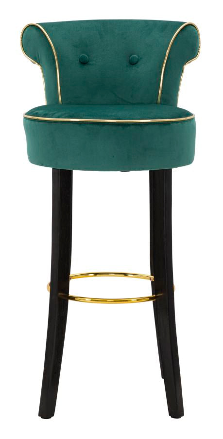 Mauro Ferretti Sgabello Bar Luxy Verde 46 x 48 x 96 cm (altezza Seduta 75)