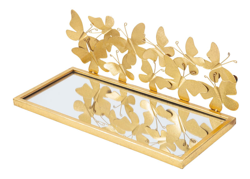 Mauro Ferretti Comodino Mensola Butterflies Coppia 43 x 19,2 x 16,5 cm